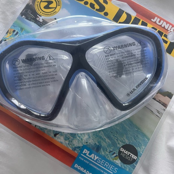 - NIP AQUA LUNG US DIVER PLAY SERIES JUNIOR MASK - DORADO MASK - Picture 5 of 5